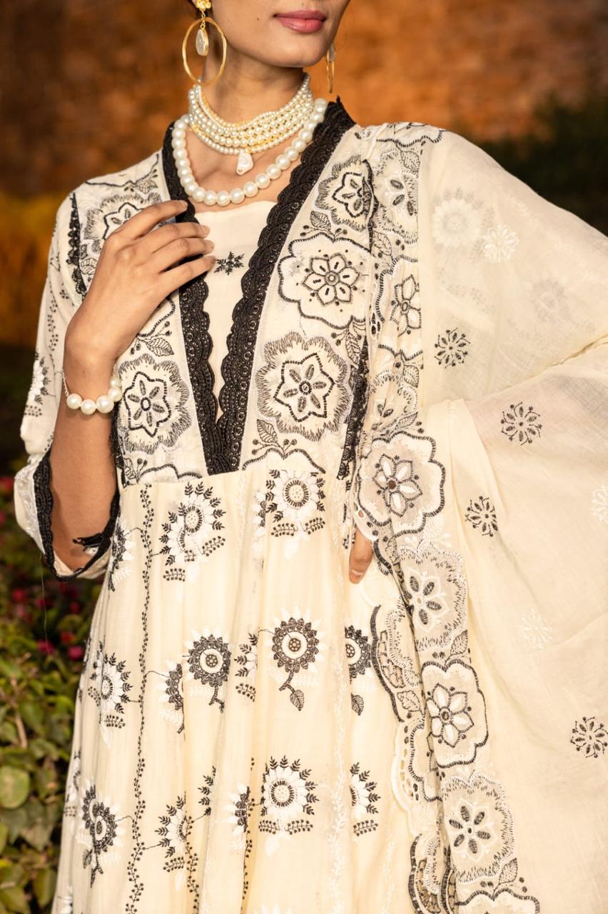 White Salwar Suit