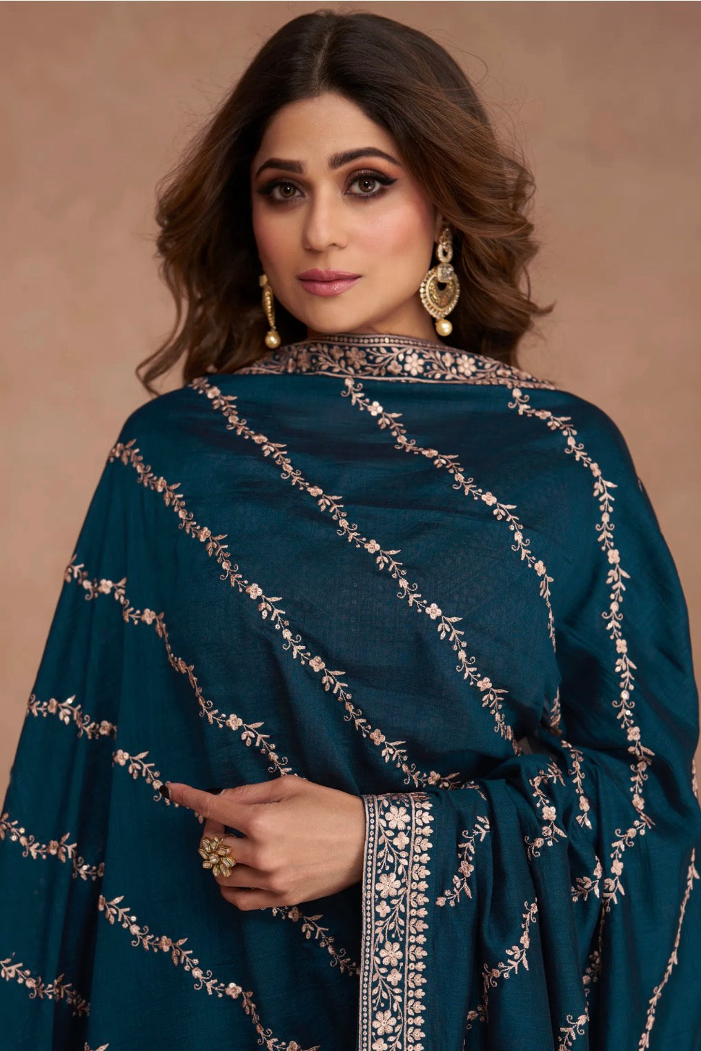 Blue Anarkali Suit