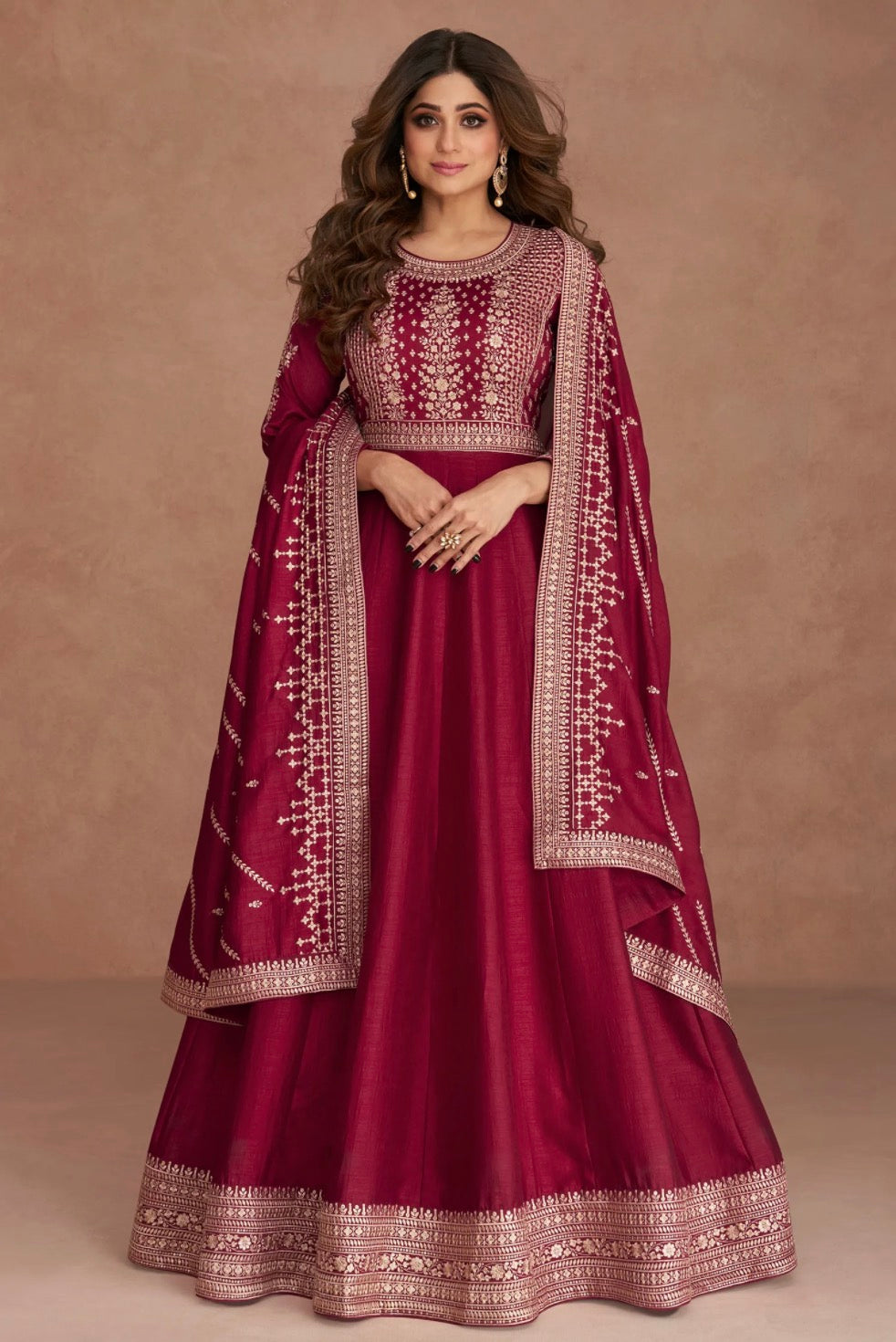 Rani Anarkali Suit