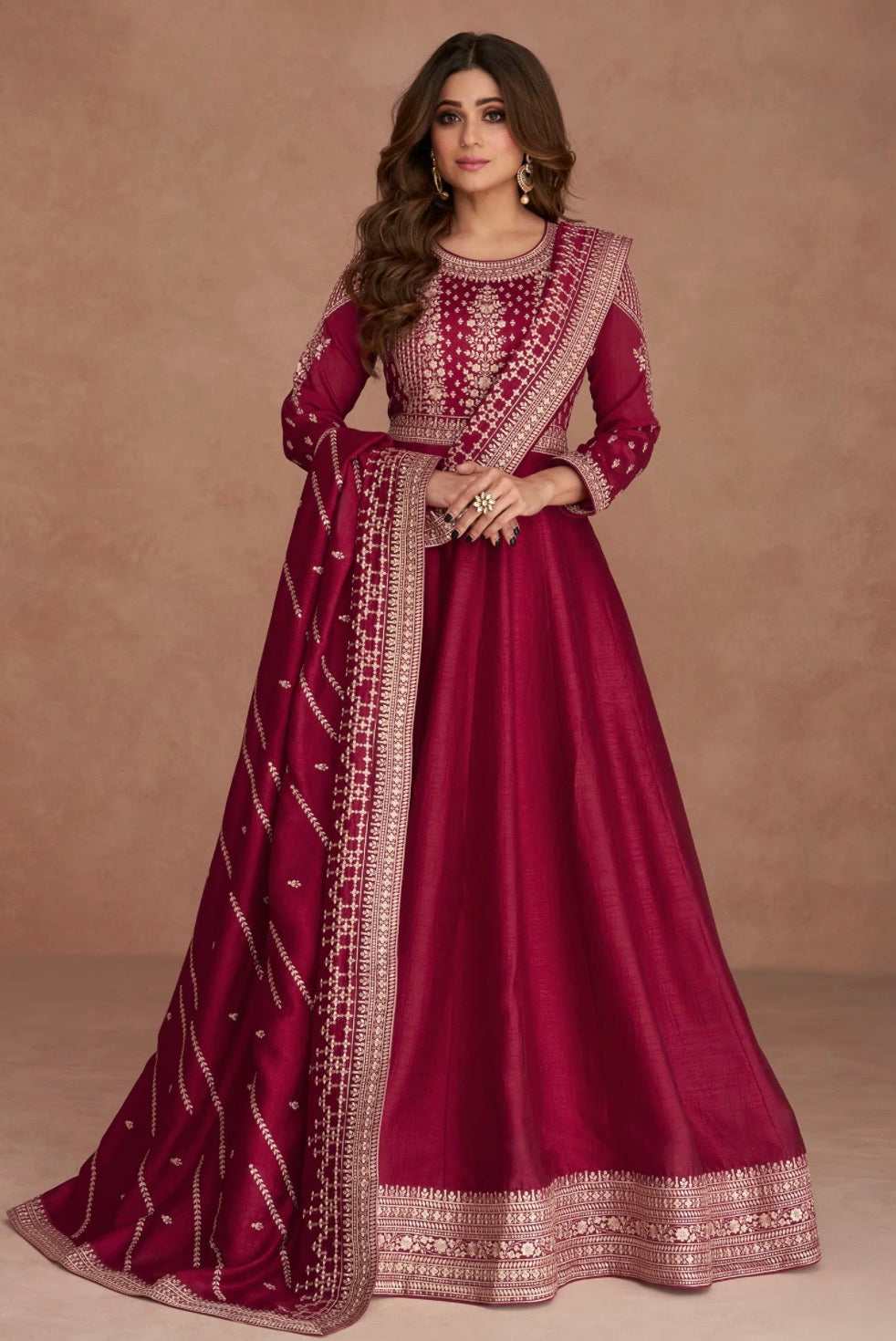 Rani Anarkali Suit