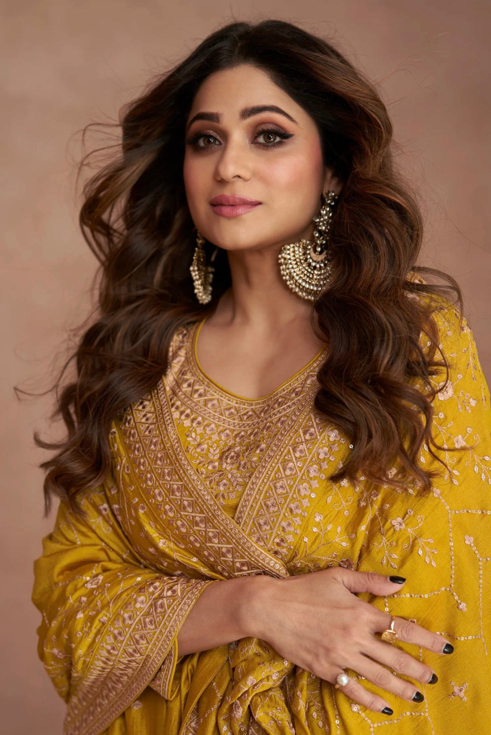 Yellow Anarkali Suit