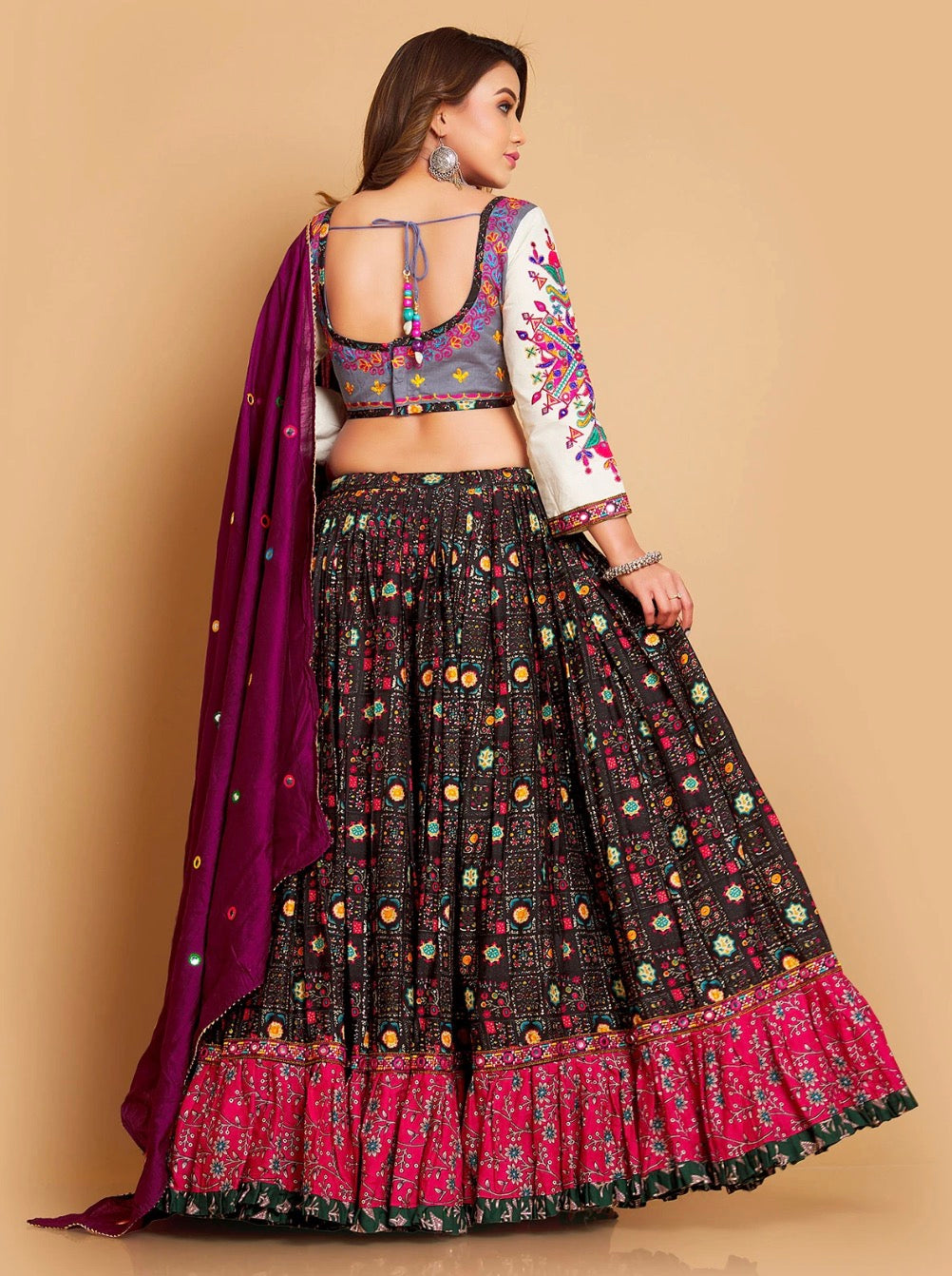 Grey Chaniya Choli