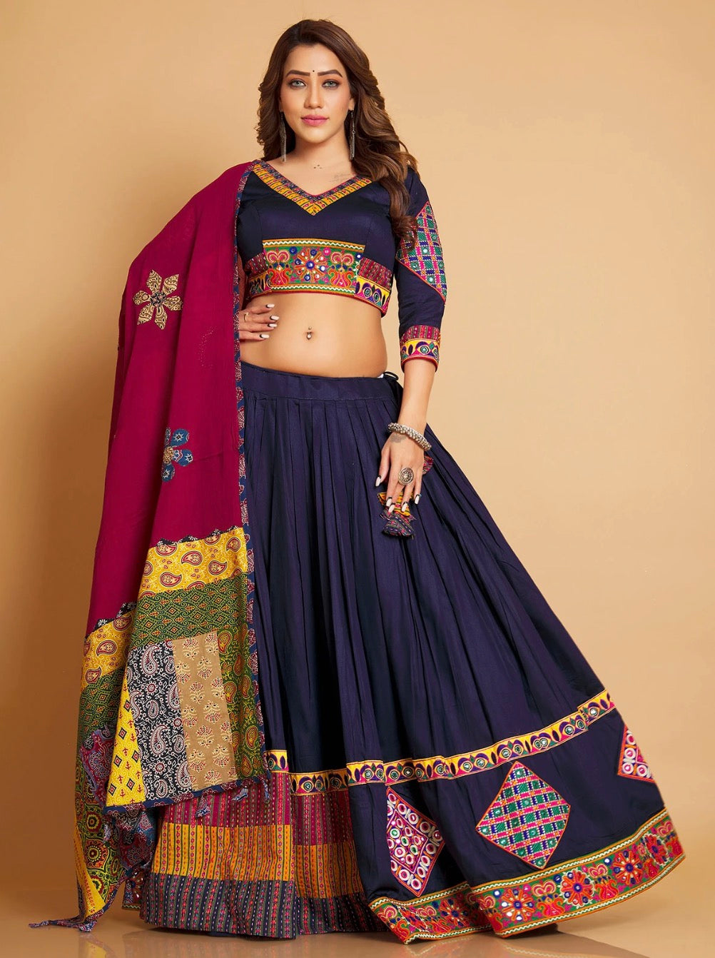 Navy Blue Chaniya Choli