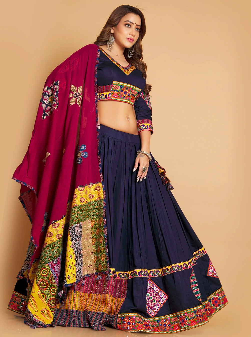 Navy Blue Chaniya Choli
