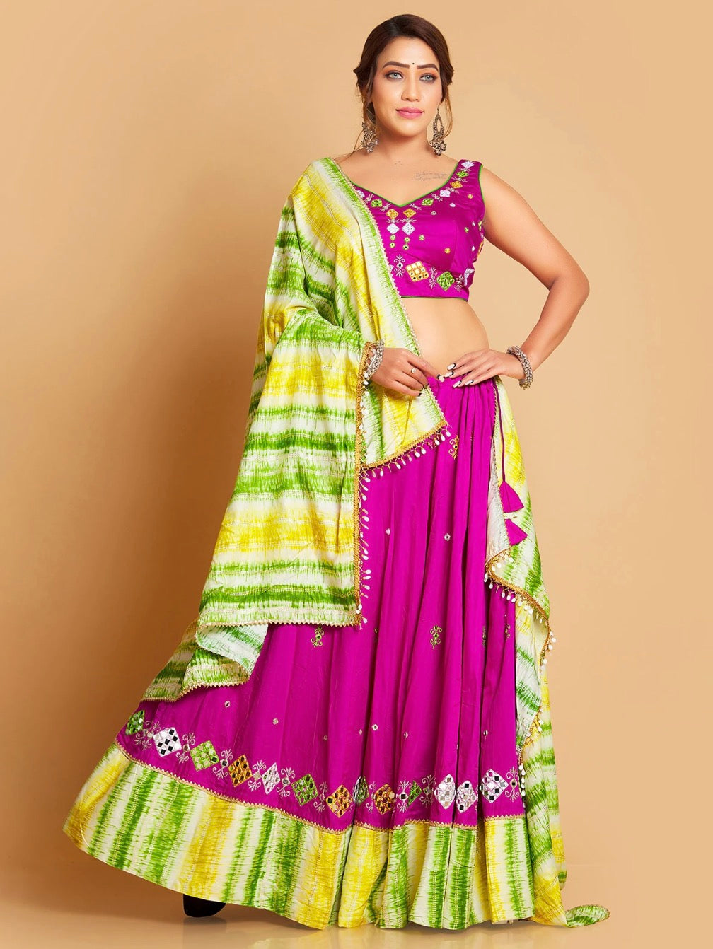 Magenta Chaniya Choli