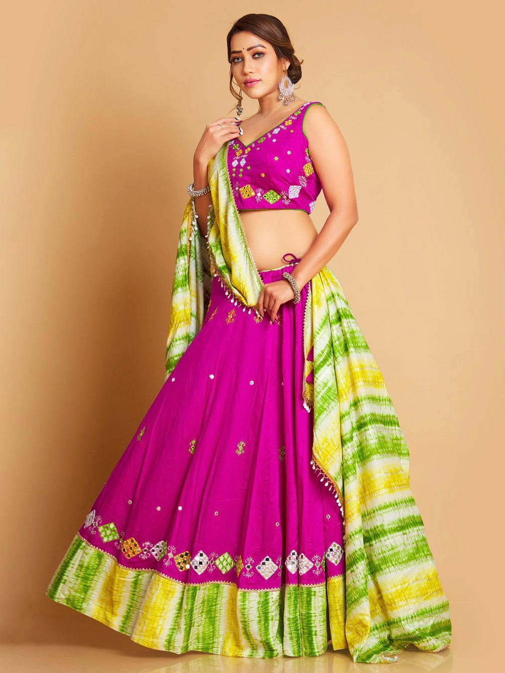 Magenta Chaniya Choli