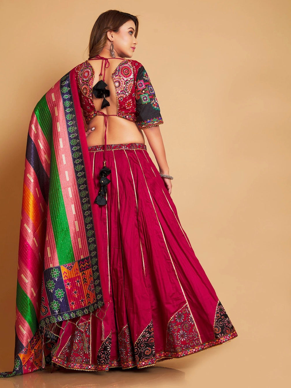 Maroon Chaniya Choli