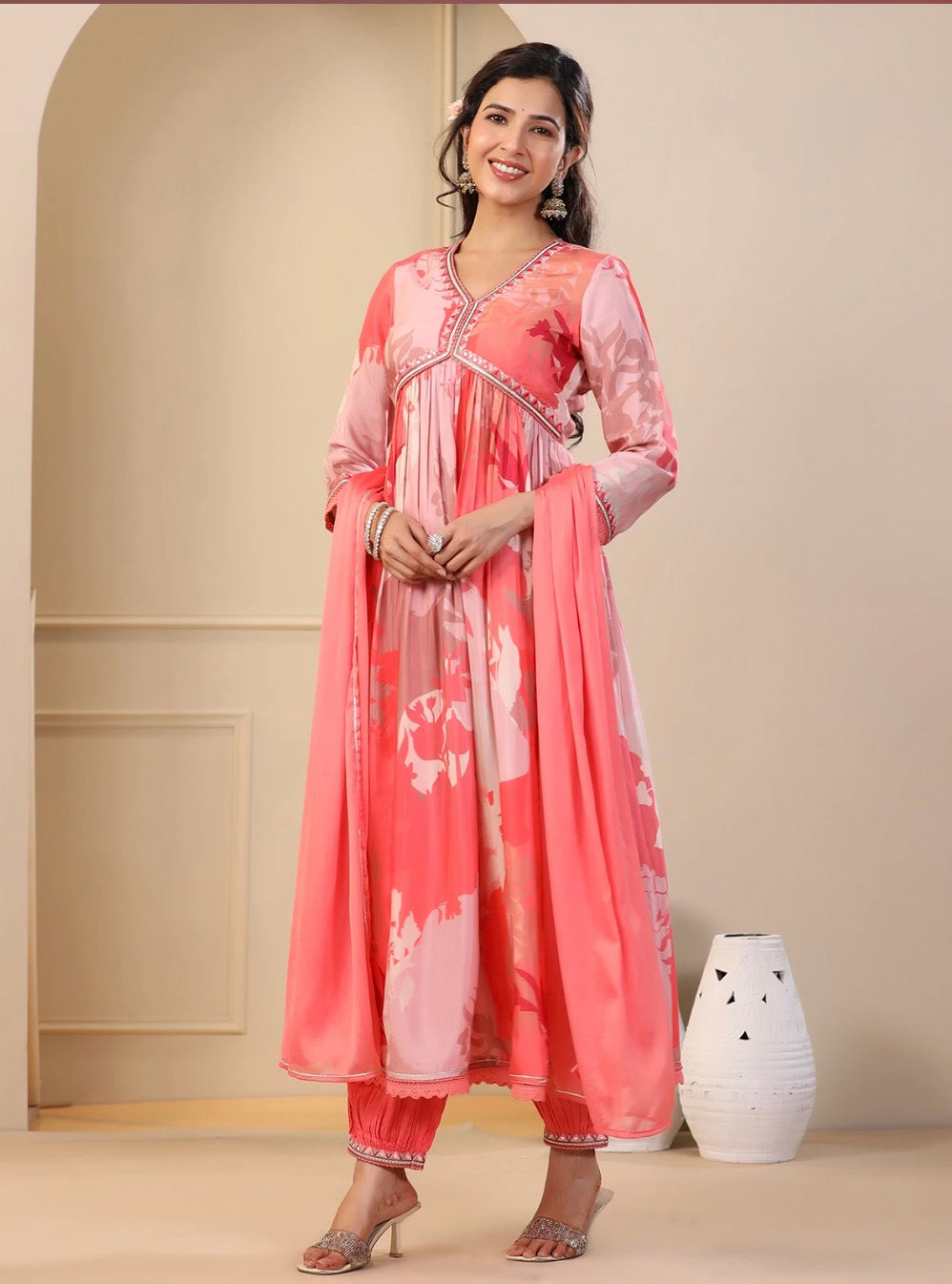 Peach Salwar Suit