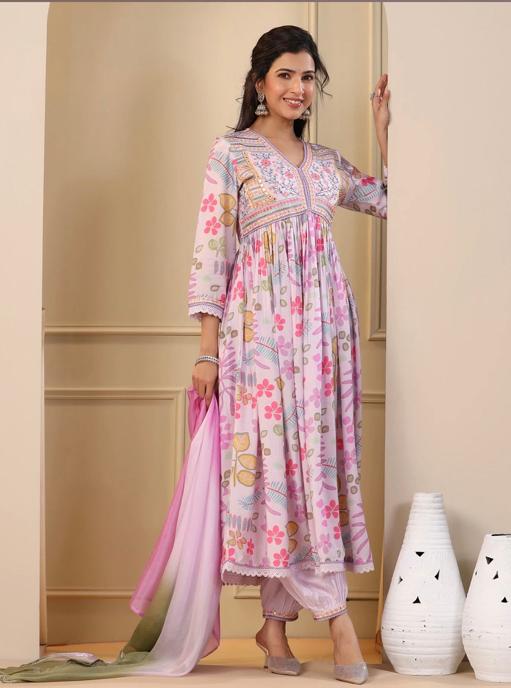 Light Purple Salwar Suit