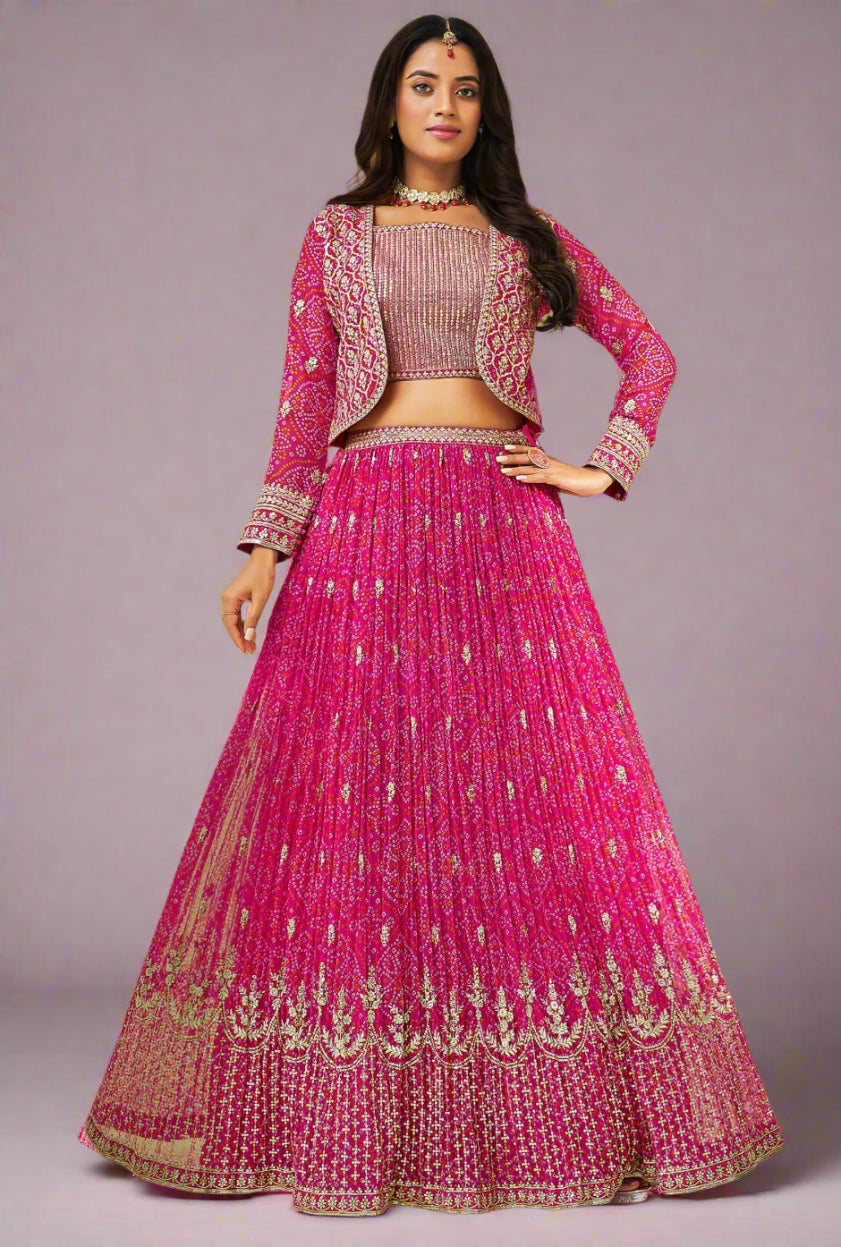 Rani Jacket Style Lehenga Choli