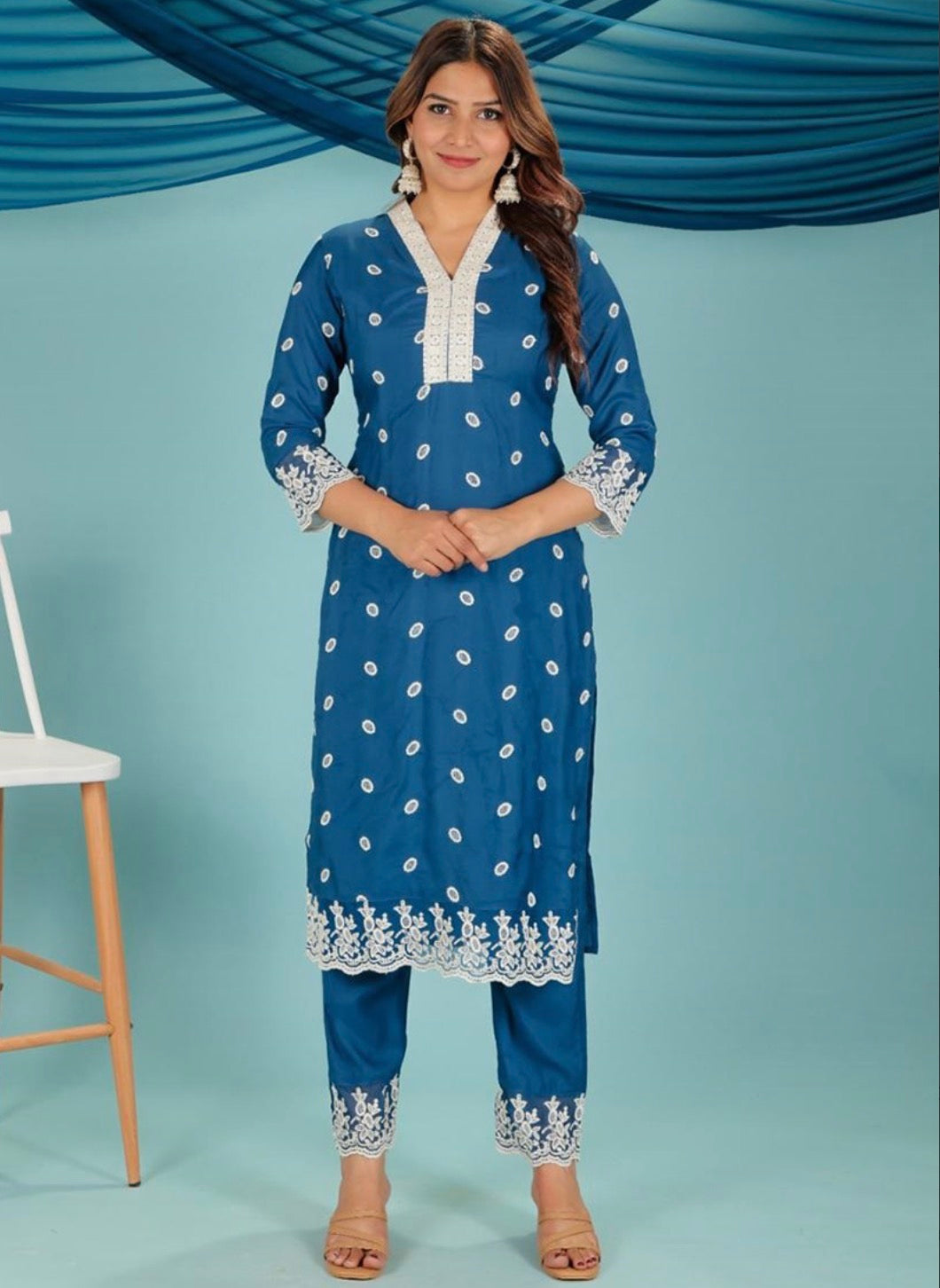 Royal Blue Salwar Suit