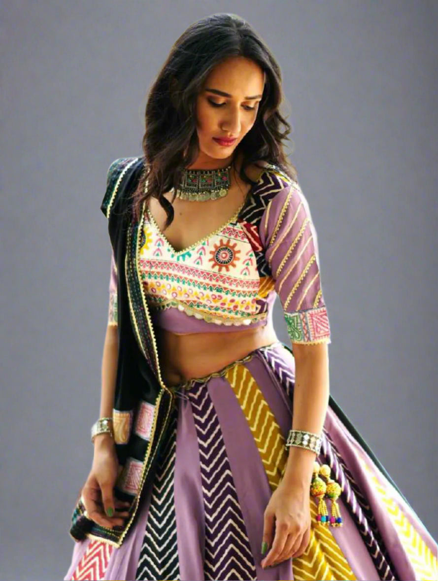 Light Purple Chaniya Choli