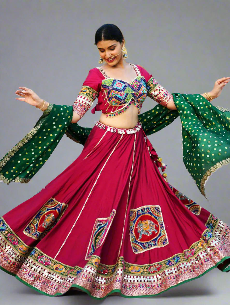 Pink Chaniya Choli