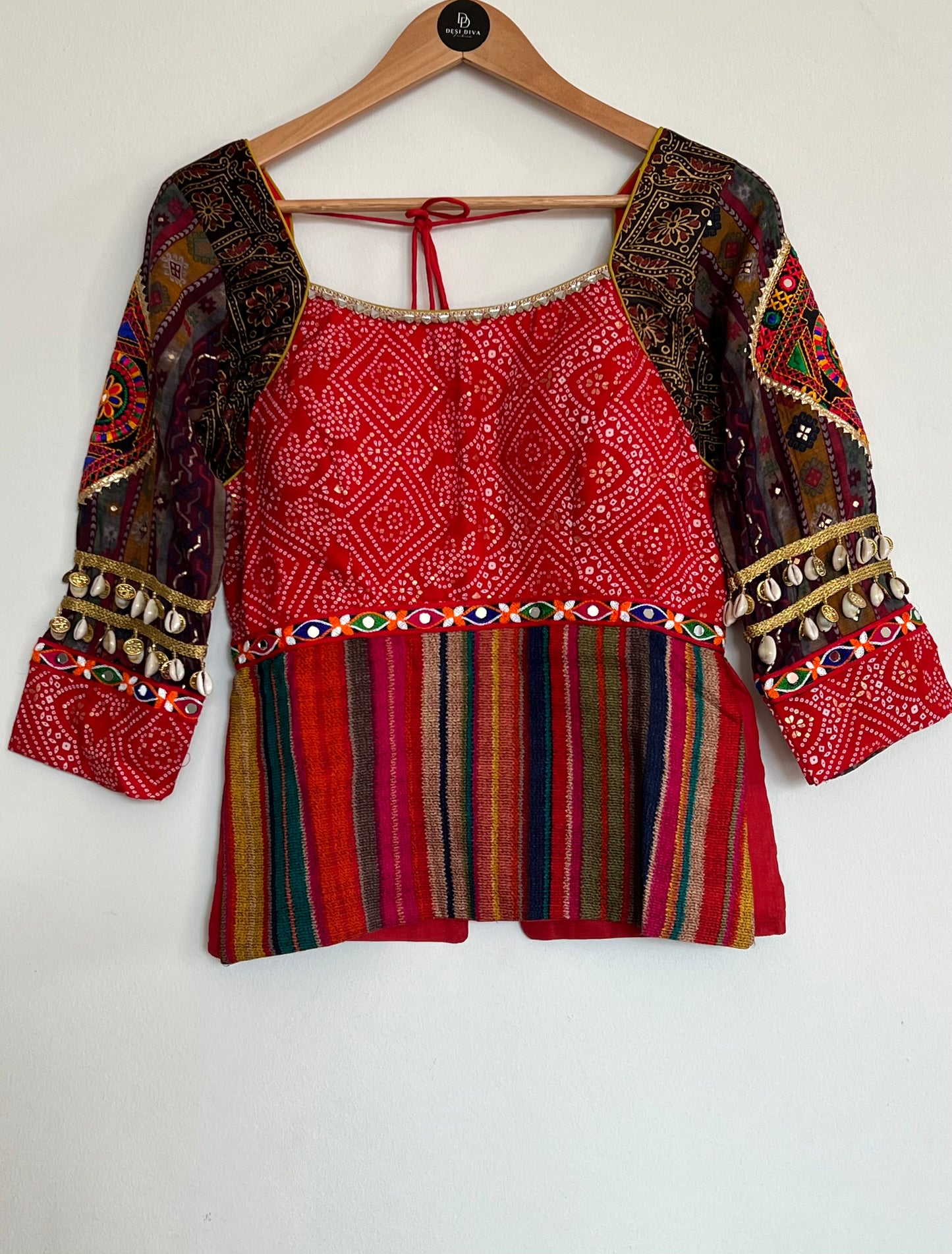 Green and Multi Color Chaniya Choli