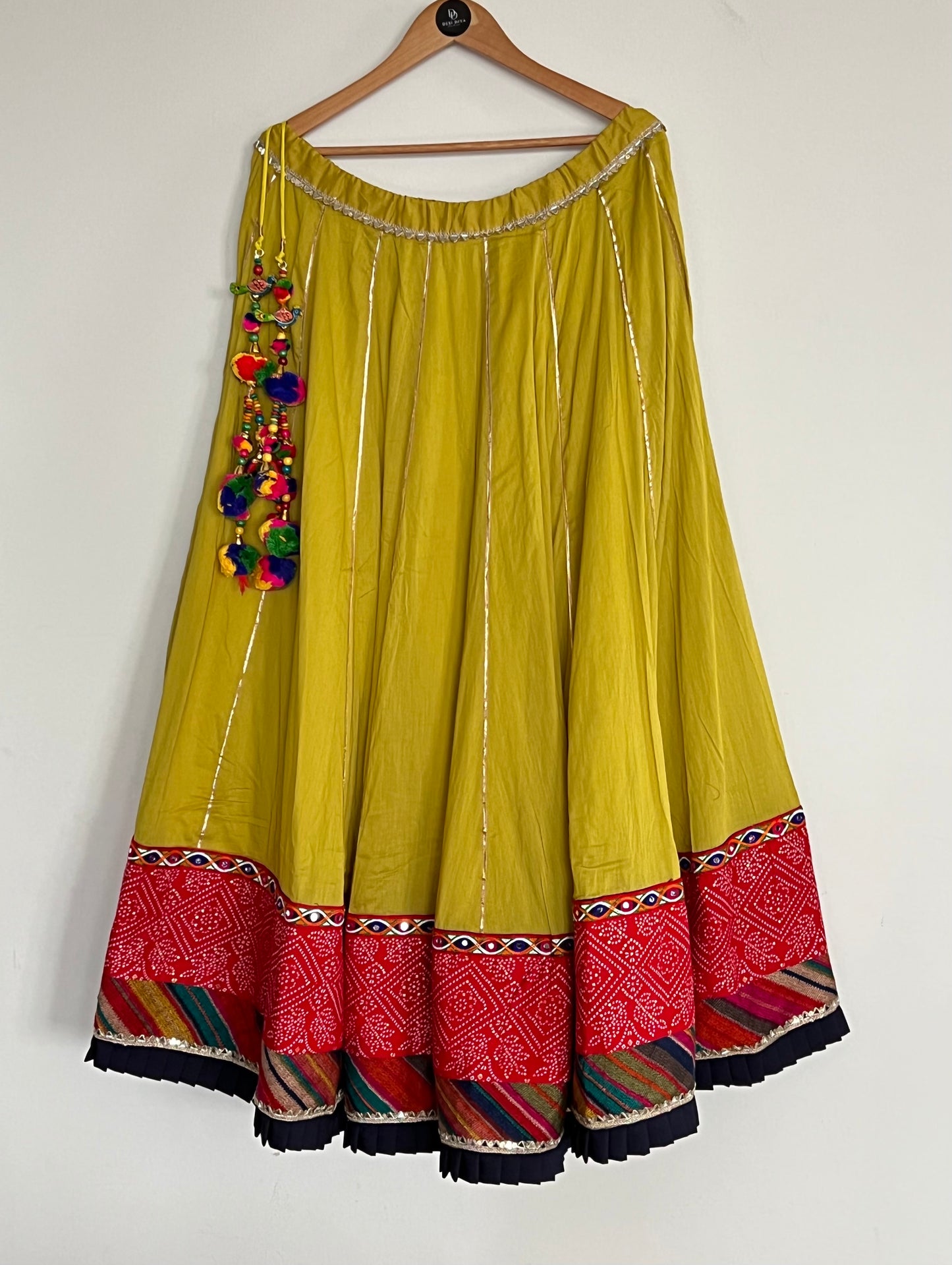 Green and Multi Color Chaniya Choli