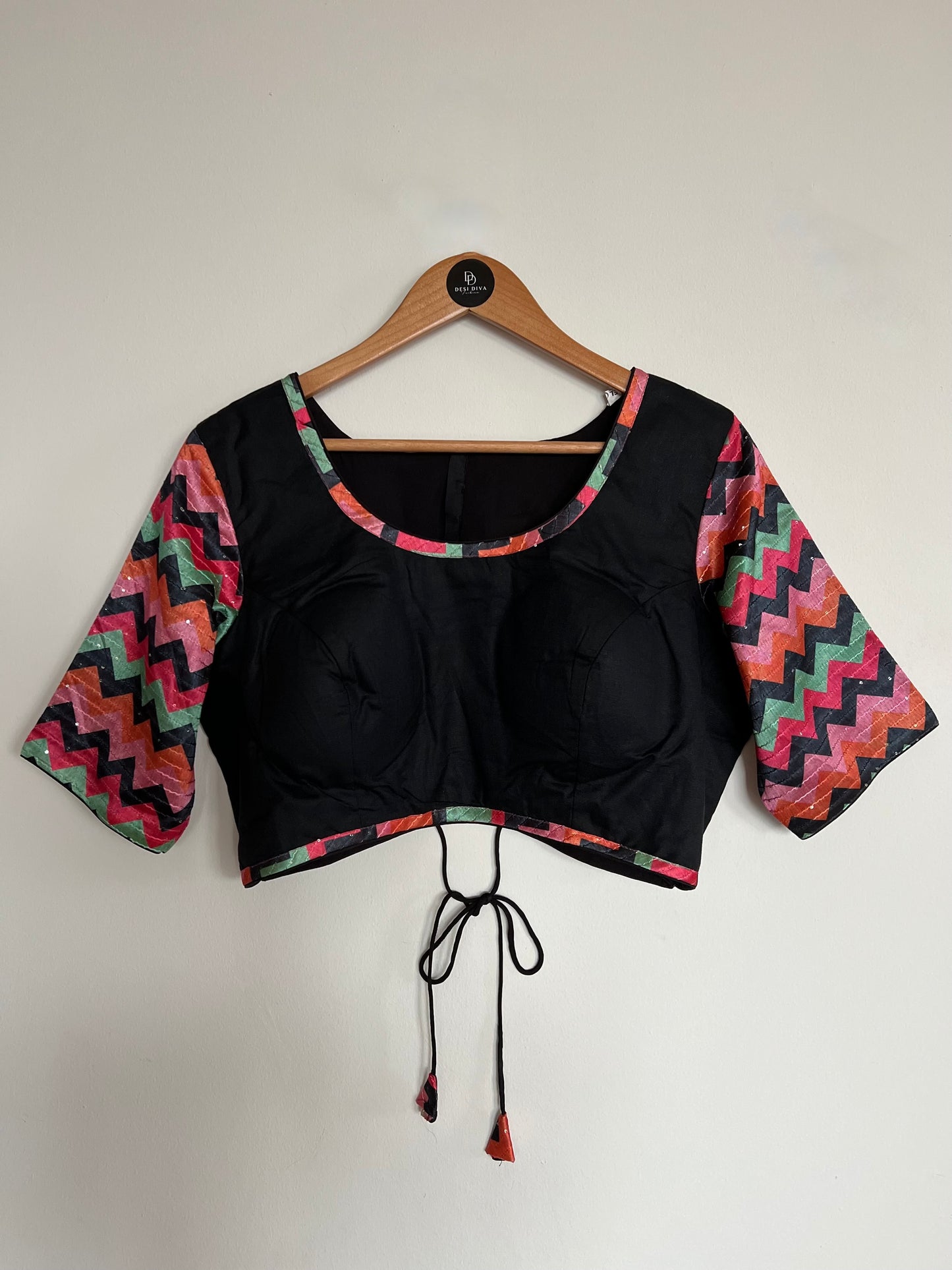 Black and Multi Color Chaniya Choli