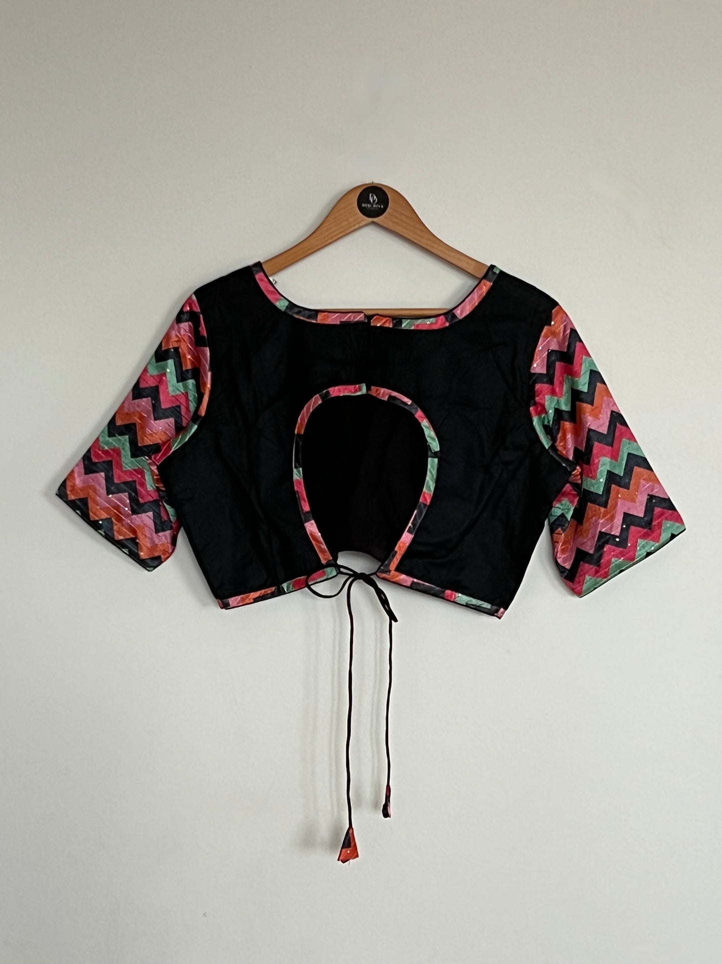 Black and Multi Color Chaniya Choli