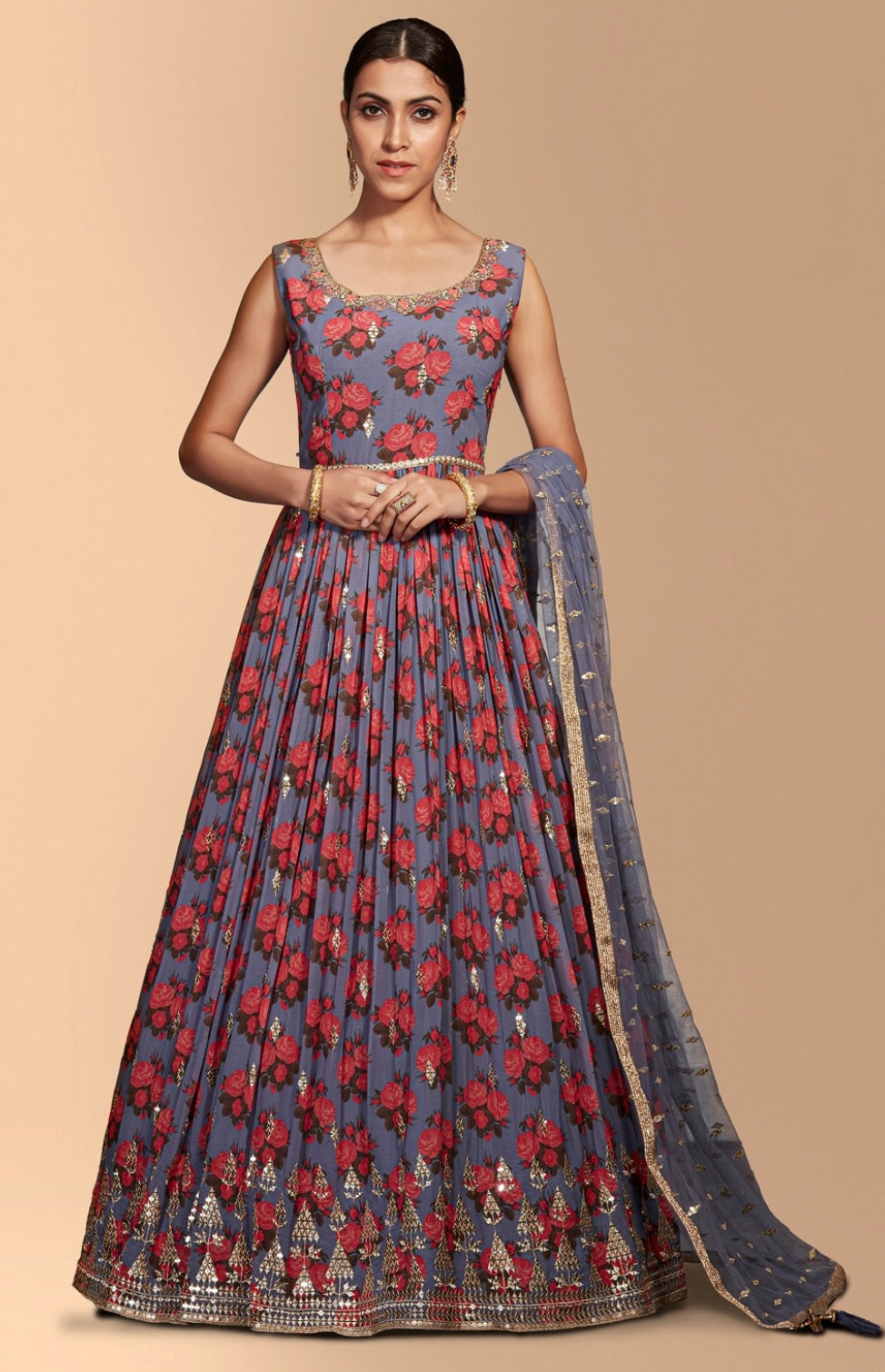 Light Purple Anarkali Suit