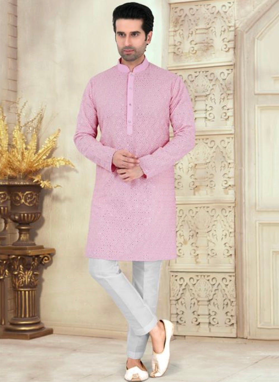 Pink Kurta Pajama