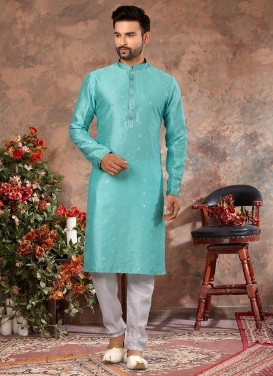 Sky Blue Kurta Pajama