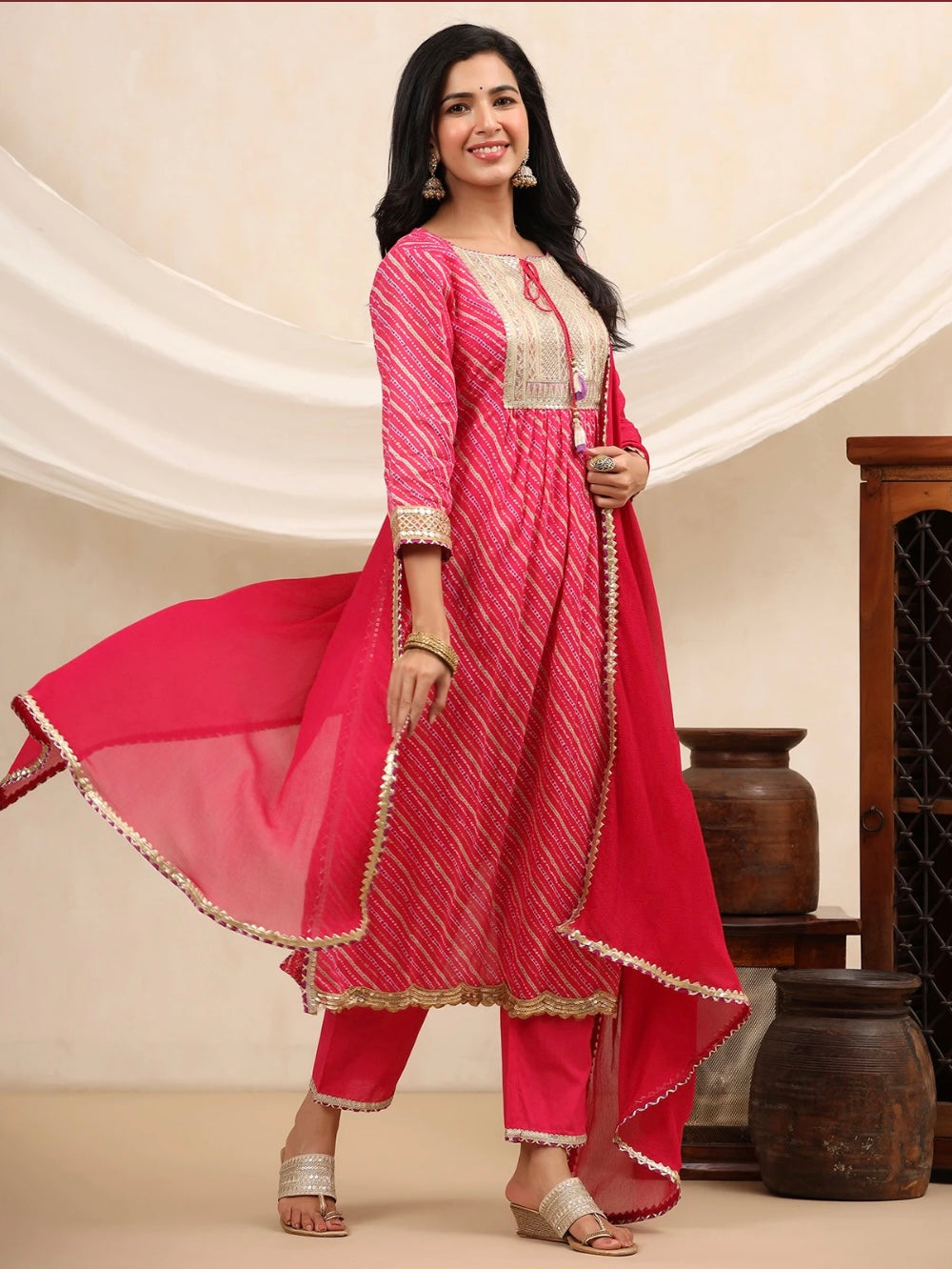 Dark Pink Salwar Suit