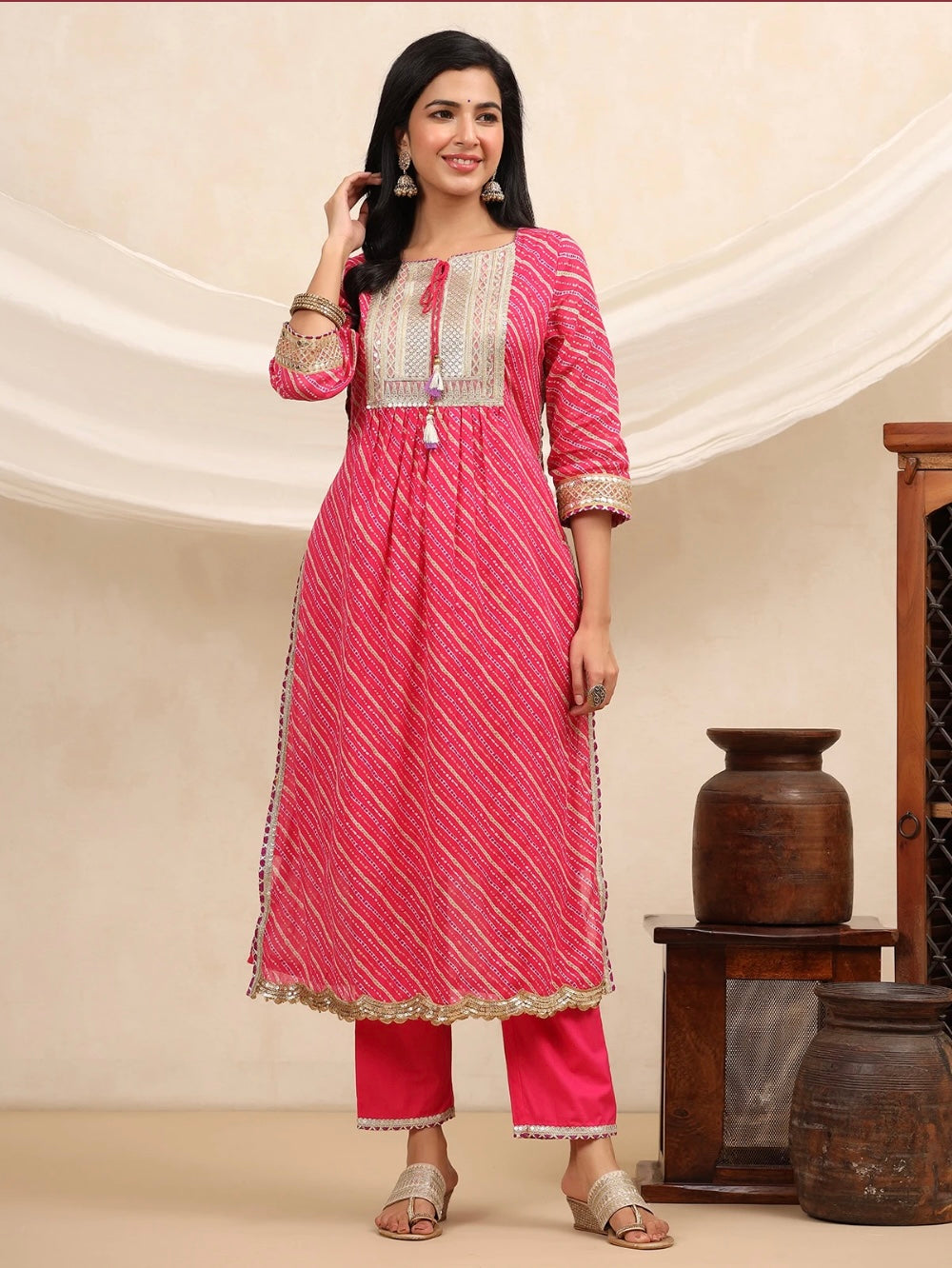 Dark Pink Salwar Suit