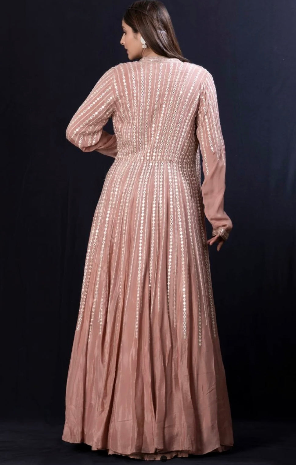 Lehenga Choli With Beige Jacket