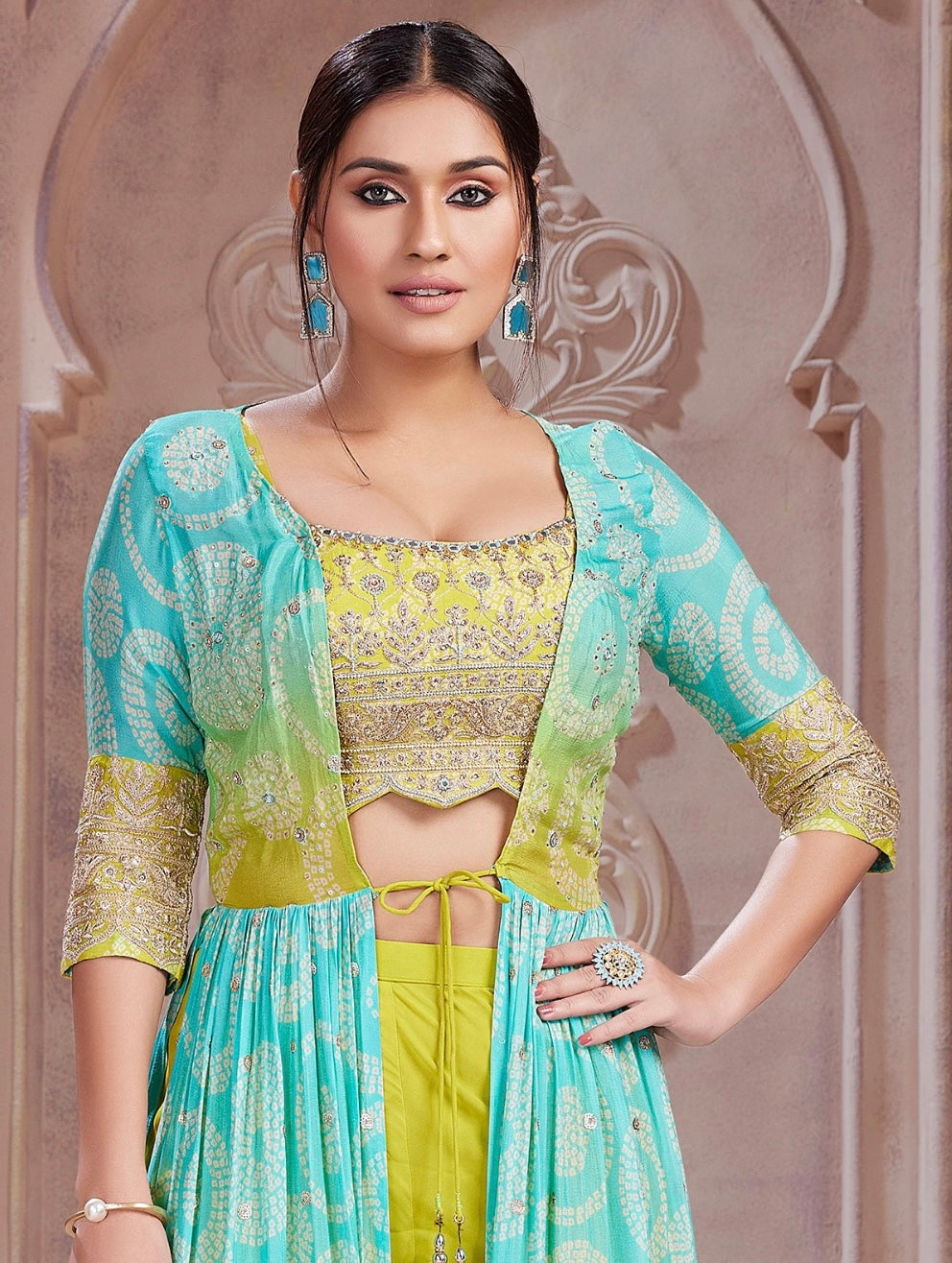 Yellow Palazzo Suit