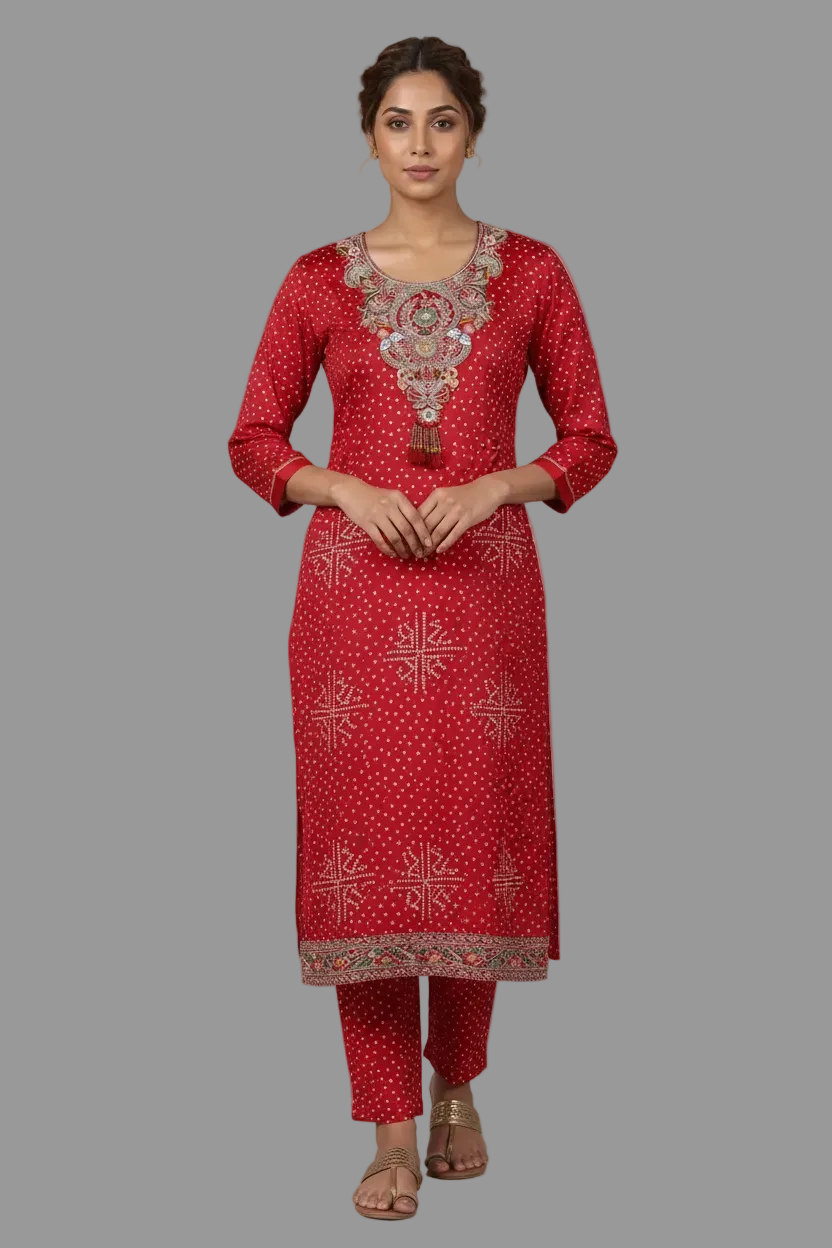 Red Salwar Suit