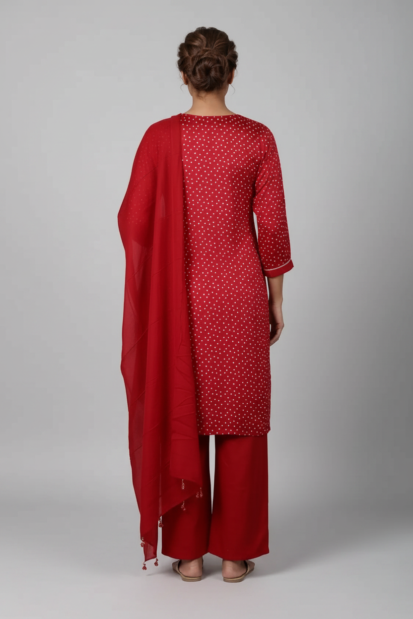 Red Salwar Suit