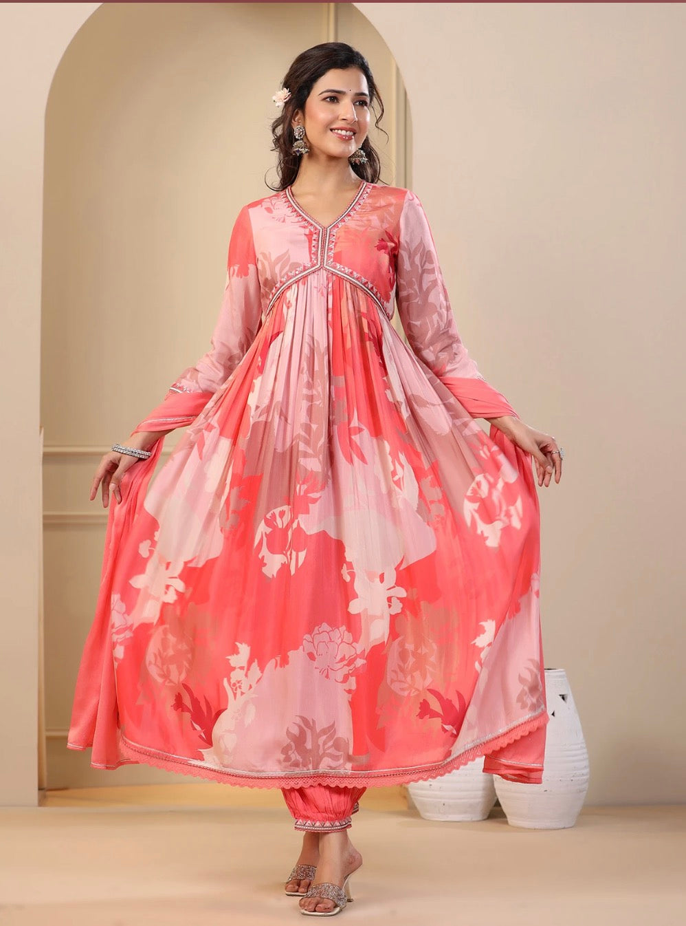 Peach Salwar Suit