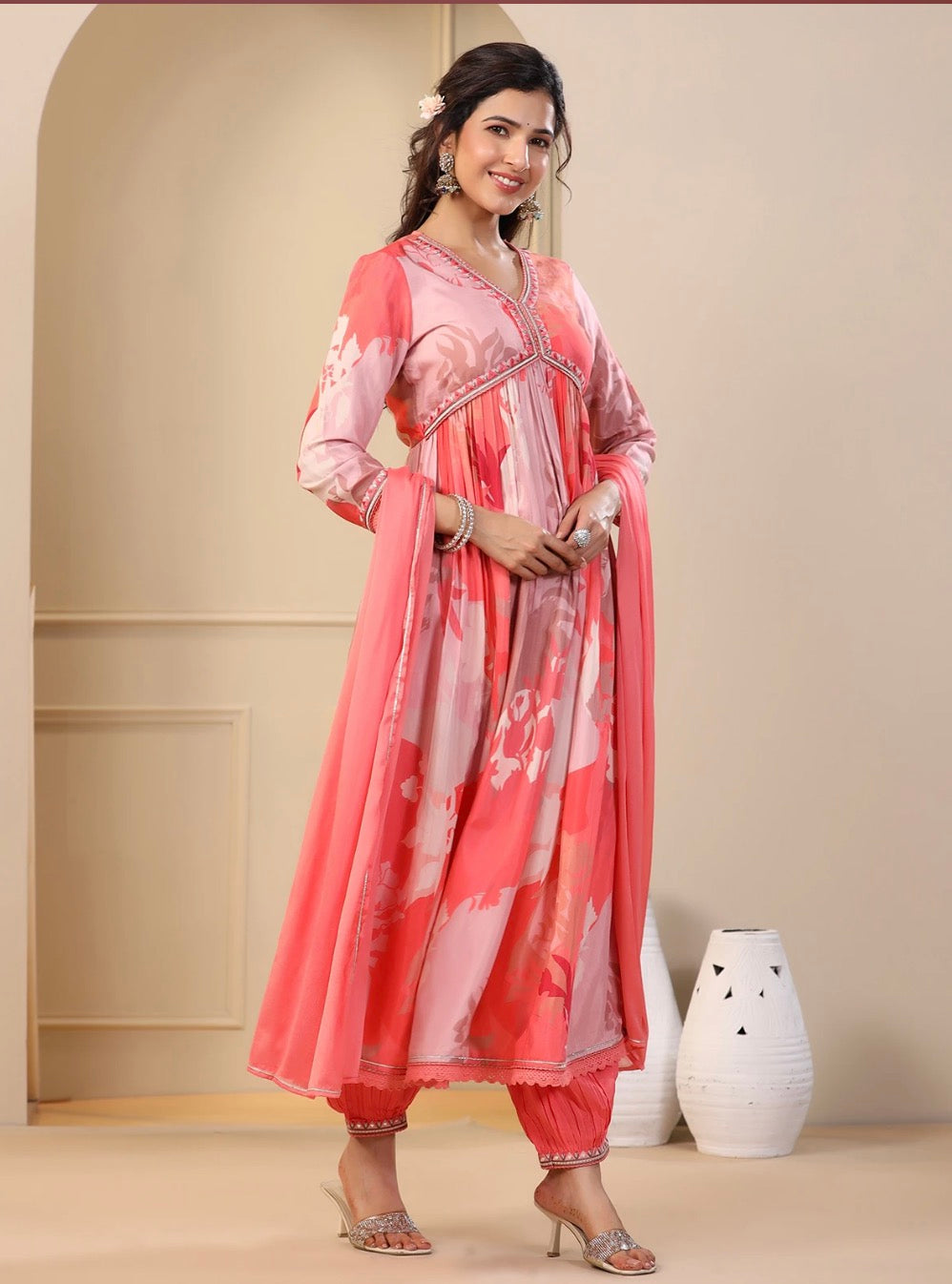 Peach Salwar Suit