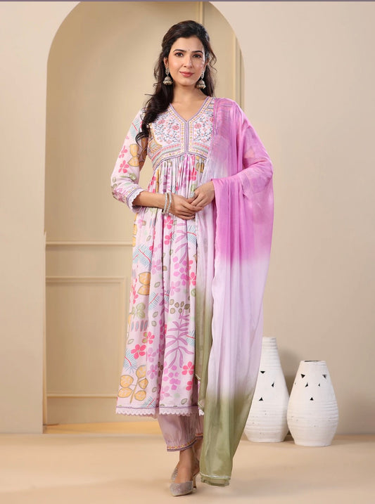 Light Purple Salwar Suit