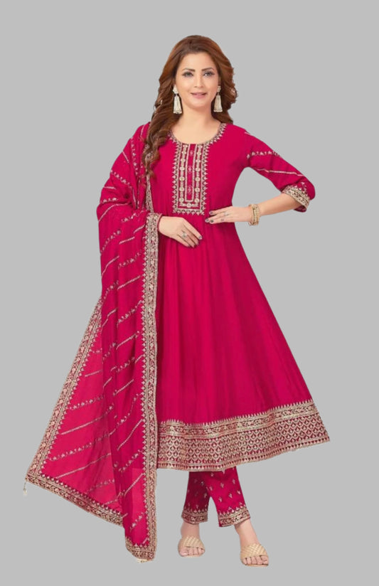 Rani Pink Salwar Suit