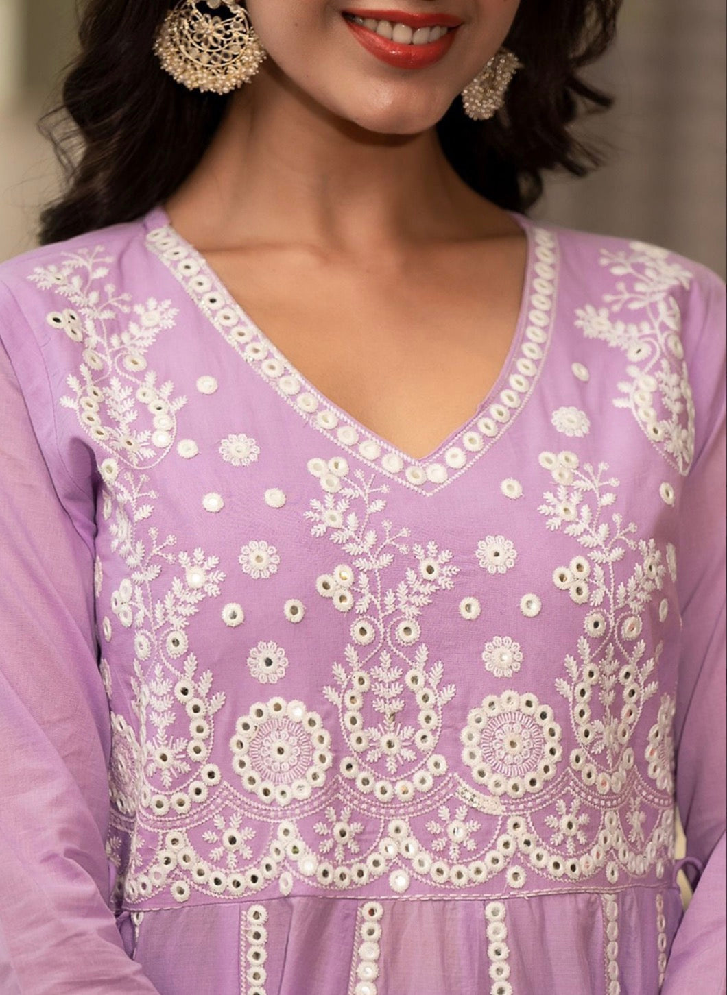 Lilac Salwar Suit