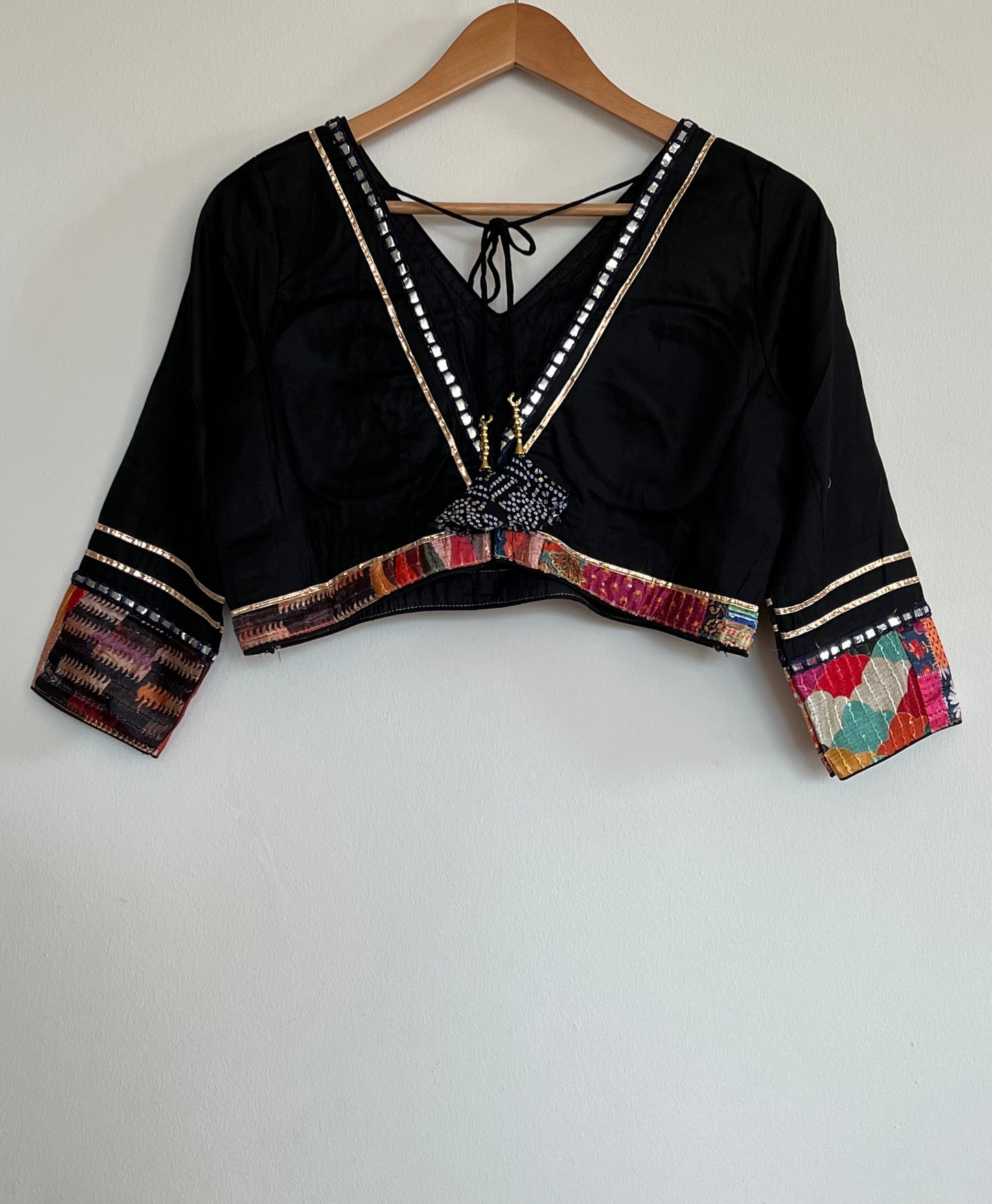 Black and Multi Color Chaniya Choli