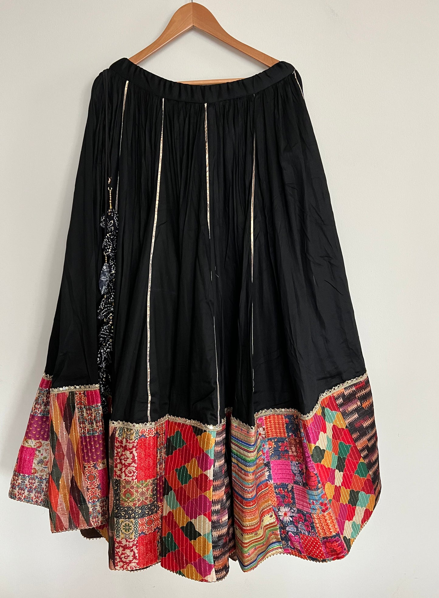 Black and Multi Color Chaniya Choli