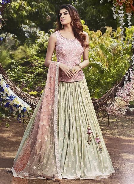 Designer Light Pink Lehenga Choli