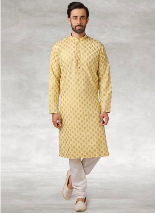 Yellow Kurta Pajama Set