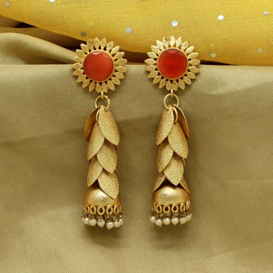 Amrapali Earrings - Orange