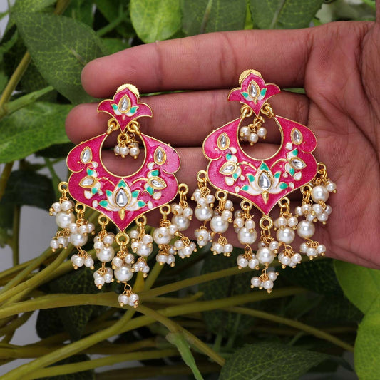 Kudan Meenakari Earrings